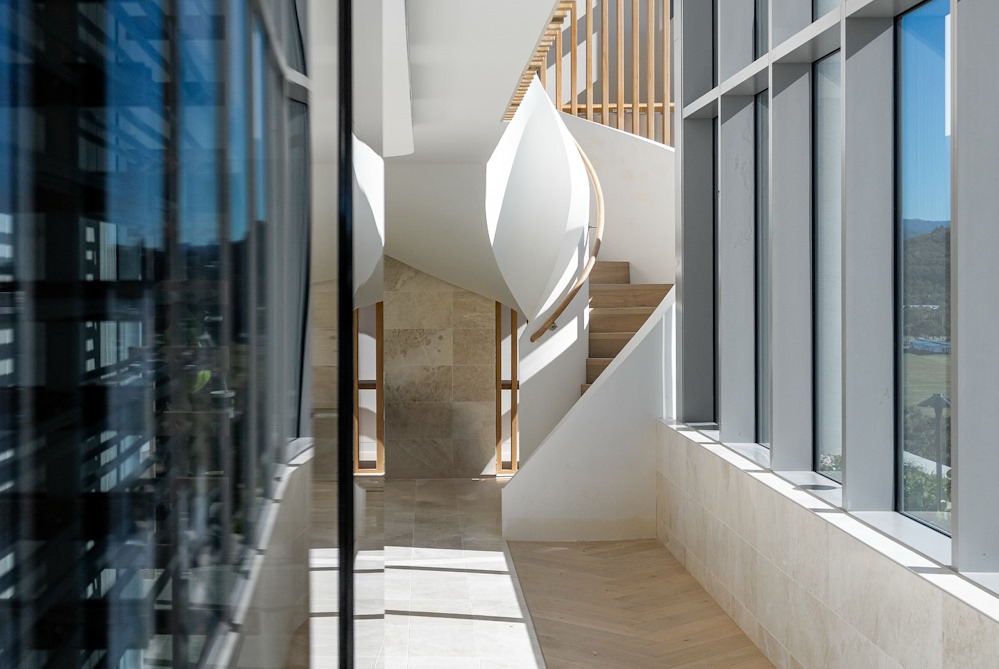 Illustration of Industrial Penthouse Apartments With Wine Cellars